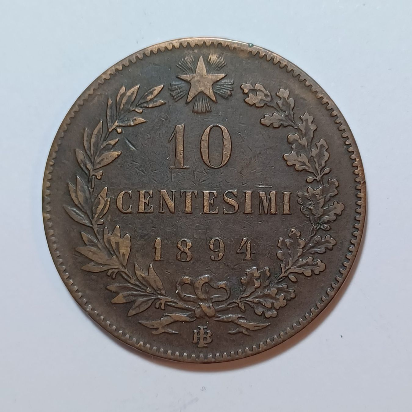 Tutti le monete: 10 Centesimi 1894 Italien – Usato da Pfäffikon ZH venduto da Welt_Muenzen 1