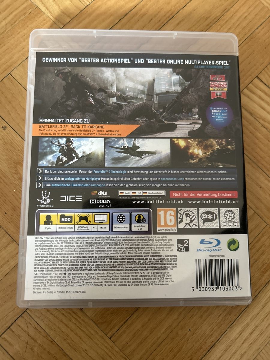 Giochi: Battlefield 3 - Limited Edition - PS3 – Usato da Urdorf venduto da 2msa2 1