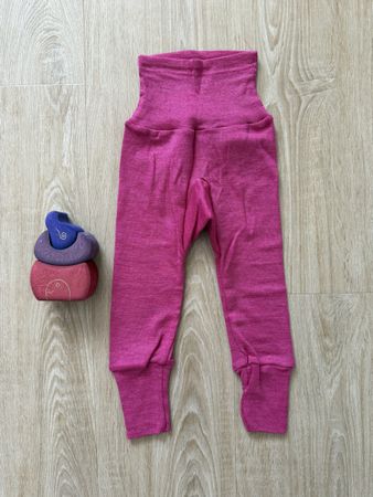 Neu Cosilana Wolle/Seide Pumphösli pink Grösse 62/68