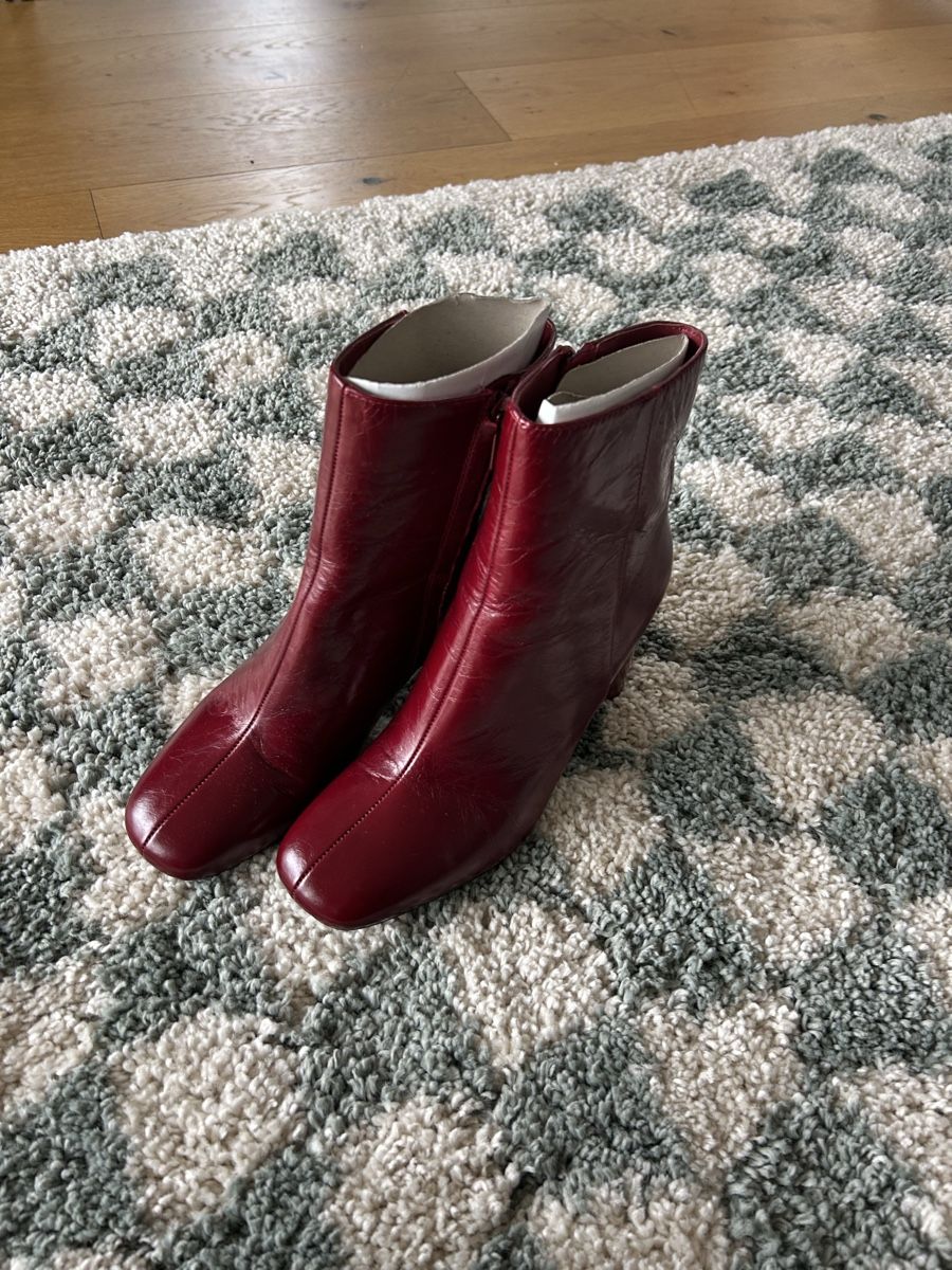 Chaussures femmes: Rot Lederstiefel – Neuf (Voir description) à Zürich par mar_hk8y