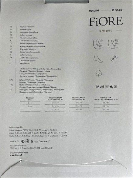 Calze & Collant: Strumpfhose Fiore Sensual – Nuovo e nell'imballaggio originale da Menziken venduto da chianti10 1