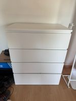 IKEA MALM Kommode mit 4 Schubladen – weiss