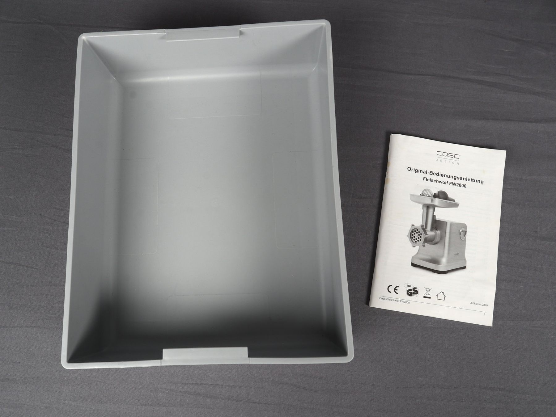 Appareils de cuisine: CASO DESIGN Fleischwolf FW2000 – D'occasion à Steinen par Restwert_Steinen 7