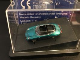 r+h Porsche Panamericana Studie türkis 1:87 OVP