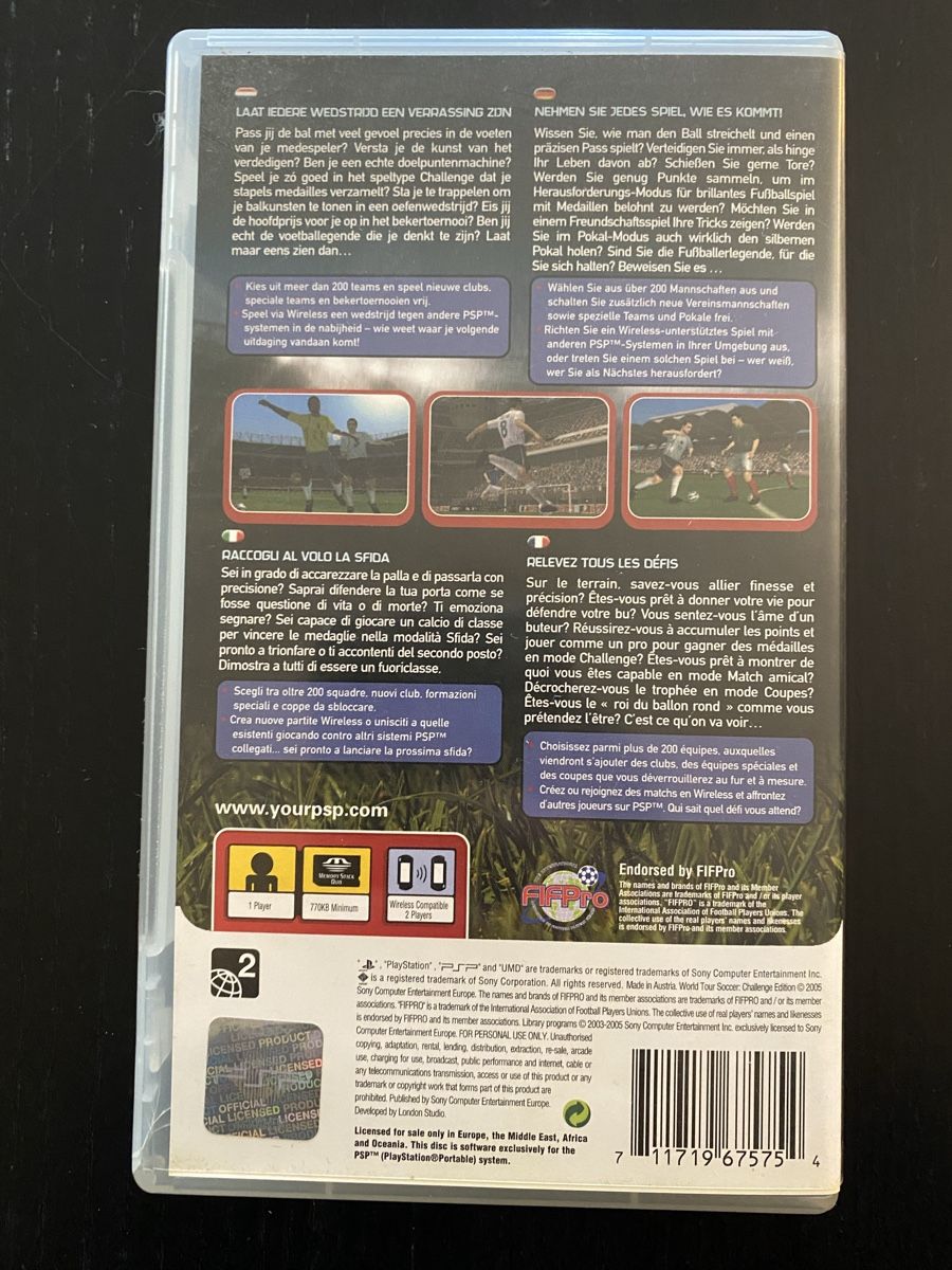 Sony Spiele: PSP World Tour Soccer – Gebraucht aus Unterentfelden von KoolAid-WhiTe 1