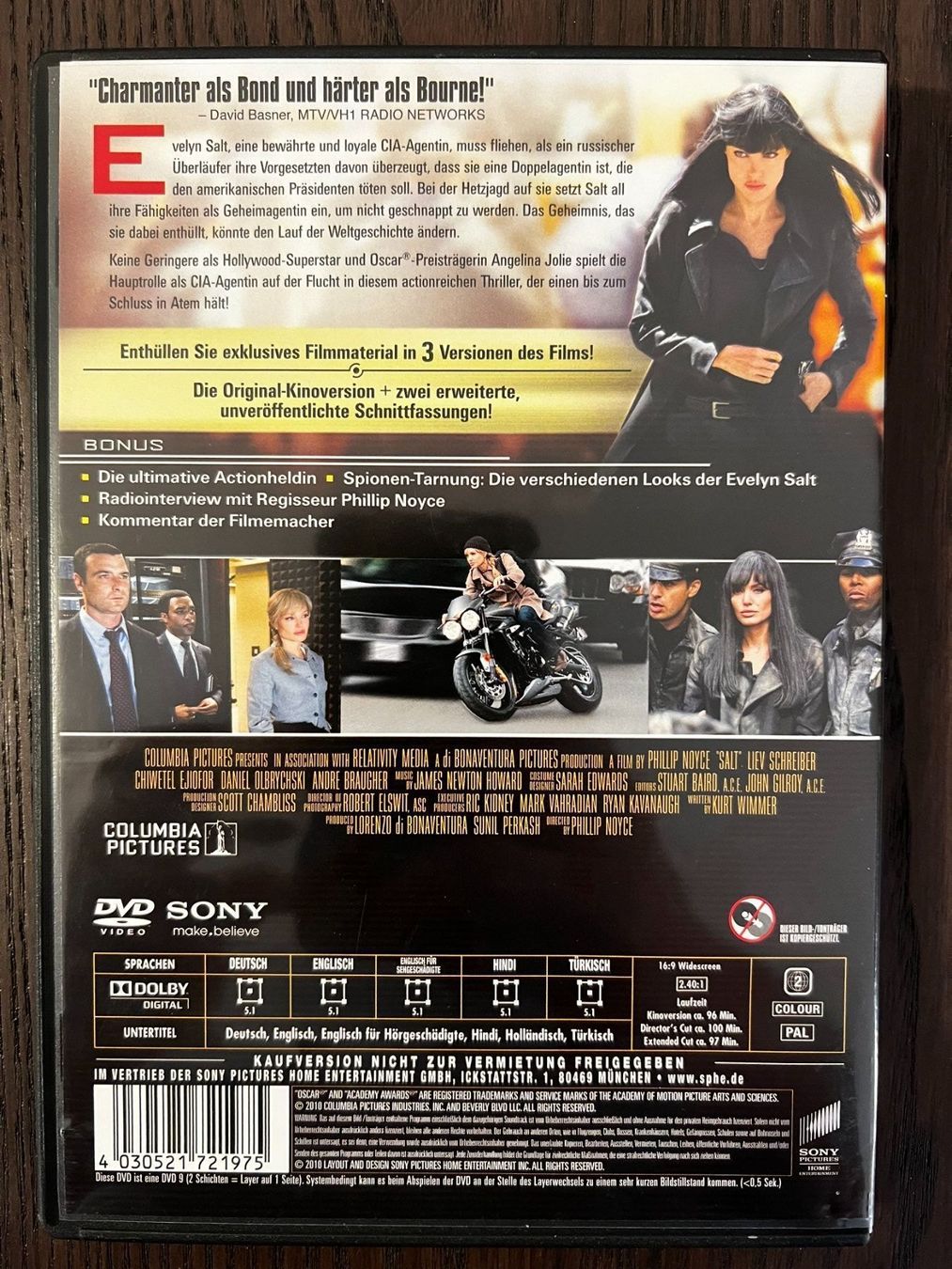 Tutti i DVDs: Salt – Usato da Zürich venduto da FilmFreunde 1