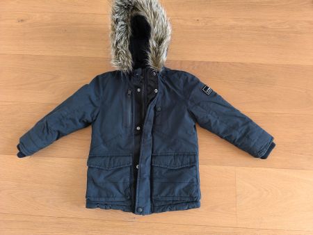 Vingino Winterjacke / Parka, Grösse 110, dunkelblau