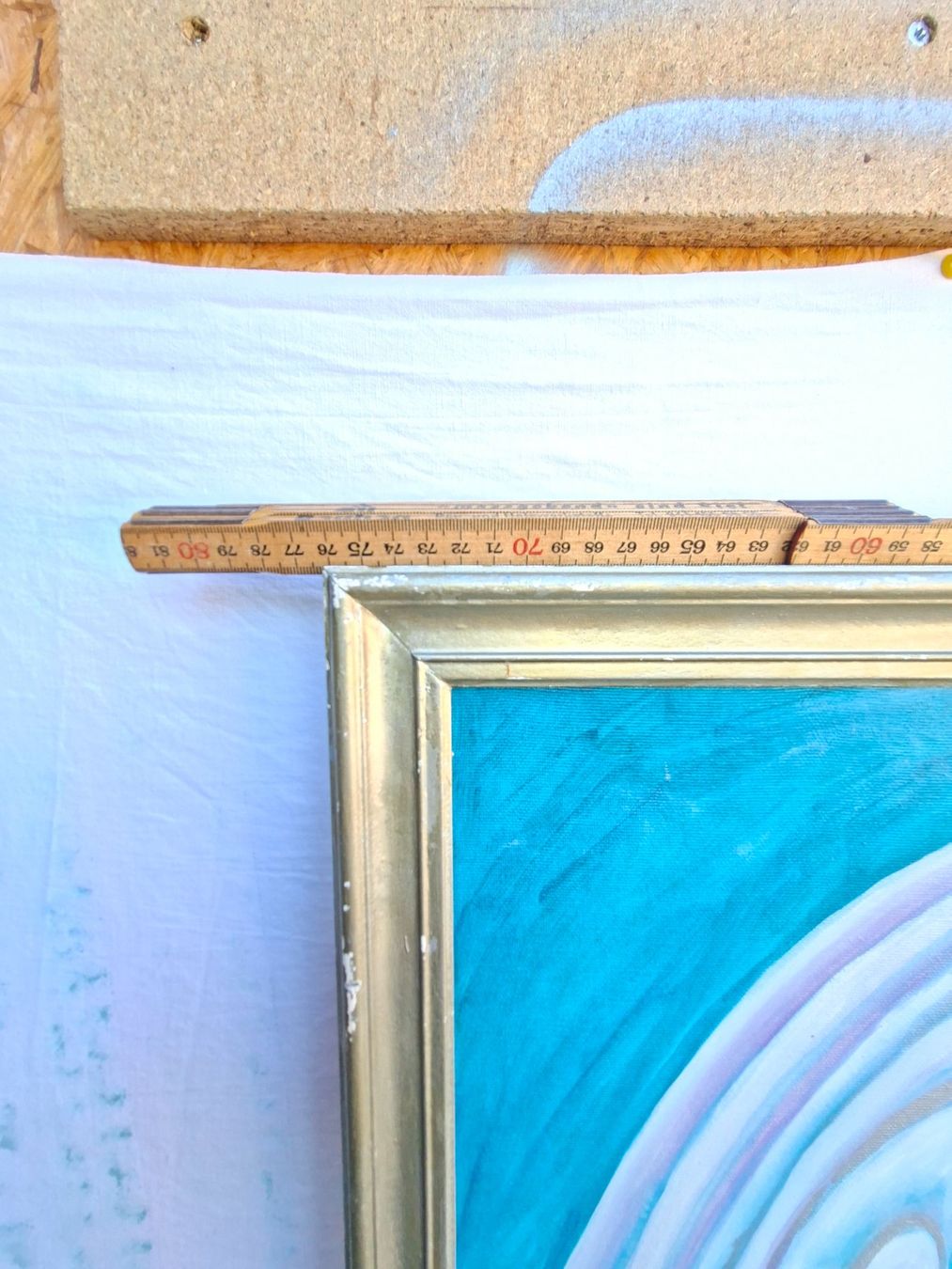 Dipinti: Bild Engel mit Kindern 1989 J. Schultz Acryl – Usato da Schaffhausen venduto da meteor7 5