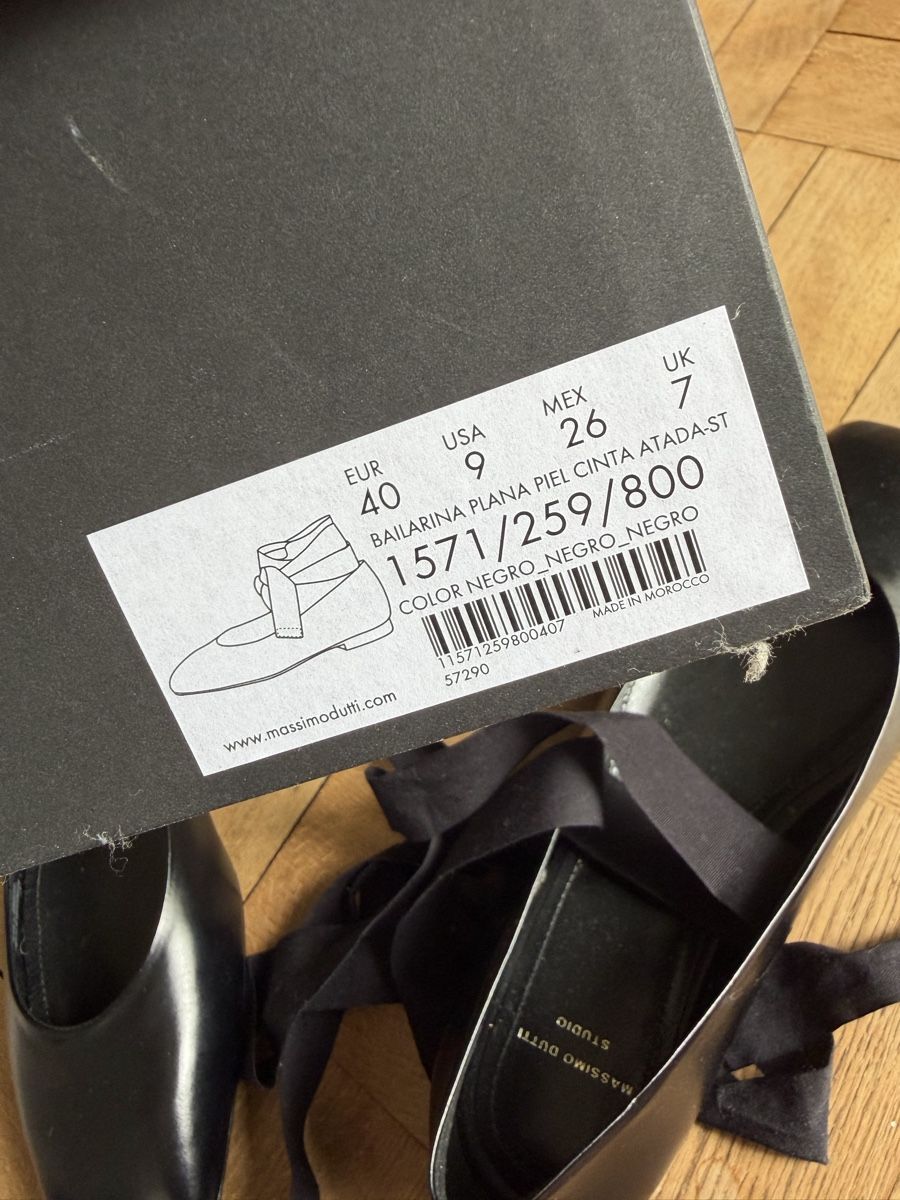 Massimo Dutti Scarpe da donna: Ballerinas Massimo Dutti Studio schwarz Grösse 40 – Nuovo e nell'imballaggio originale da Zürich venduto da Keinplan 6