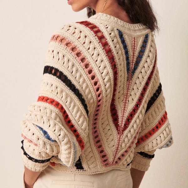 Ba&Sh Maglioni & Felpe: BA&SH Gardy Crochet Knit Pullover Sweater – Usato da Münchenstein venduto da B771 1