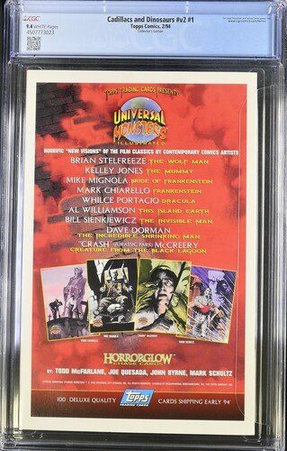 Fumetti: CGC Comic #v2 #1 9.4 Cadillacs and Dinosaurs – Usato da Zofingen venduto da gerrymovie93 1