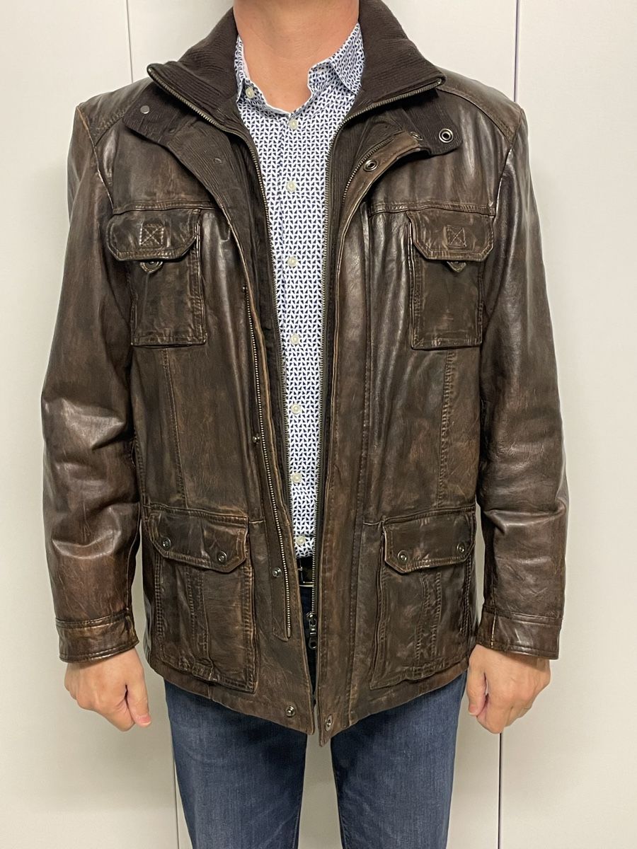 Giacche: Coole , Neue Lederjacke Herren 50 von Two Selection – Nuovo (secondo la descrizione) da Sissach venduto da Gaemma