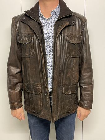 Coole , Neue Lederjacke Herren 50 von Two Selection