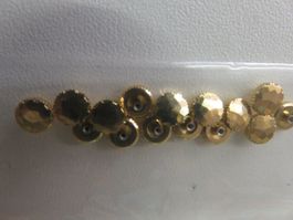 15 Stk.  Uhren Vintage Kronen, vergoldet