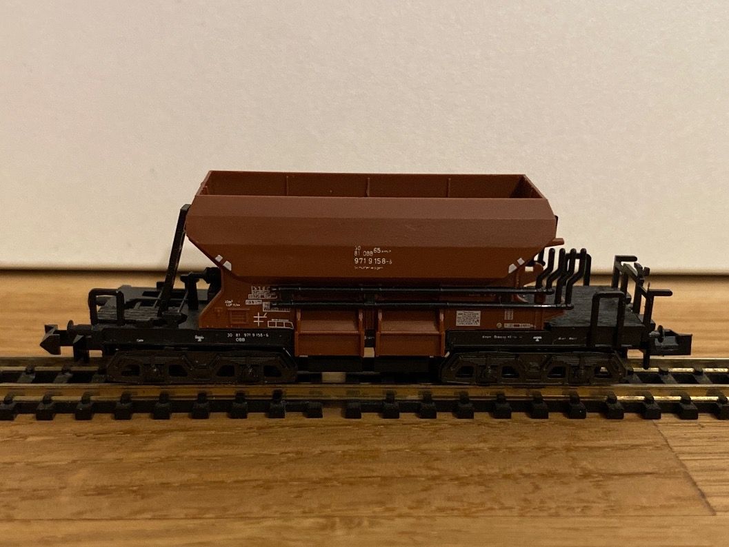 Trix Modellini di ferrovie: Minitrix 3520 Selbstentladewagen – Nuovo (secondo la descrizione) da Schlierbach venduto da Look8