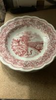 4 piatti da collezione Swiss Landscape, made in Italy