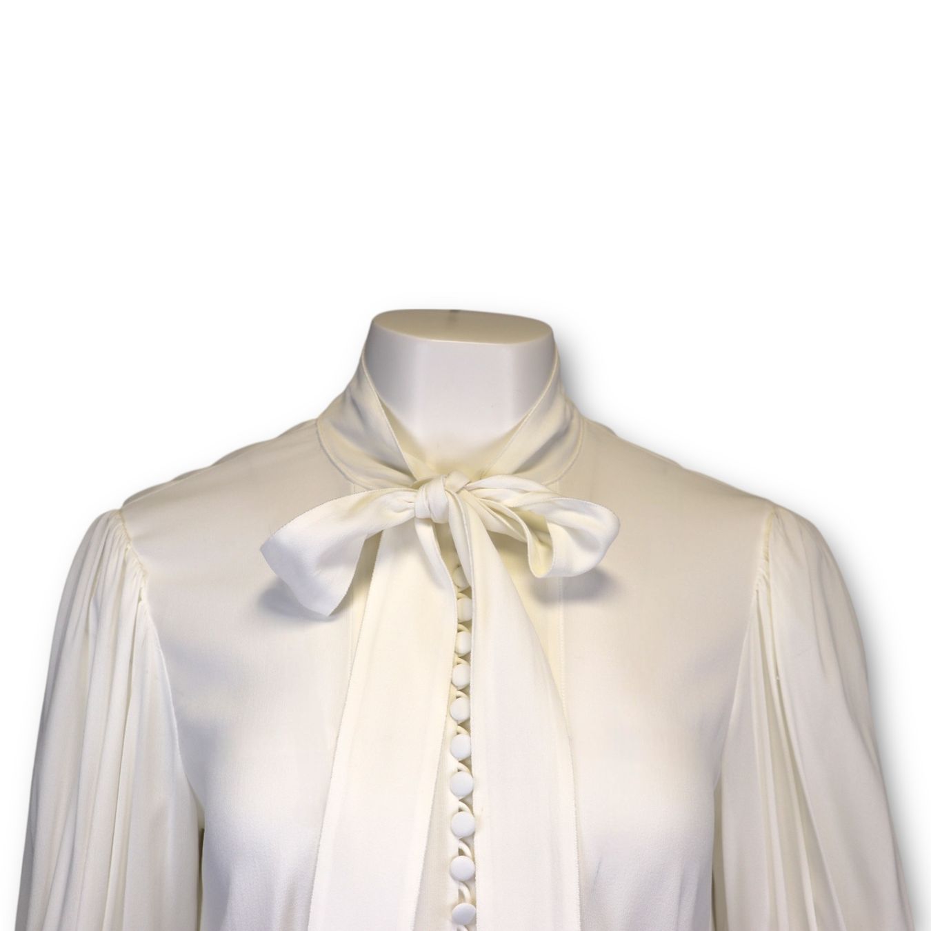 Dolce & Gabbana Camicette: Dolce & Gabbana Bluse weiss IT 44 DE 40 – Usato da Binningen venduto da Designerlabels 3