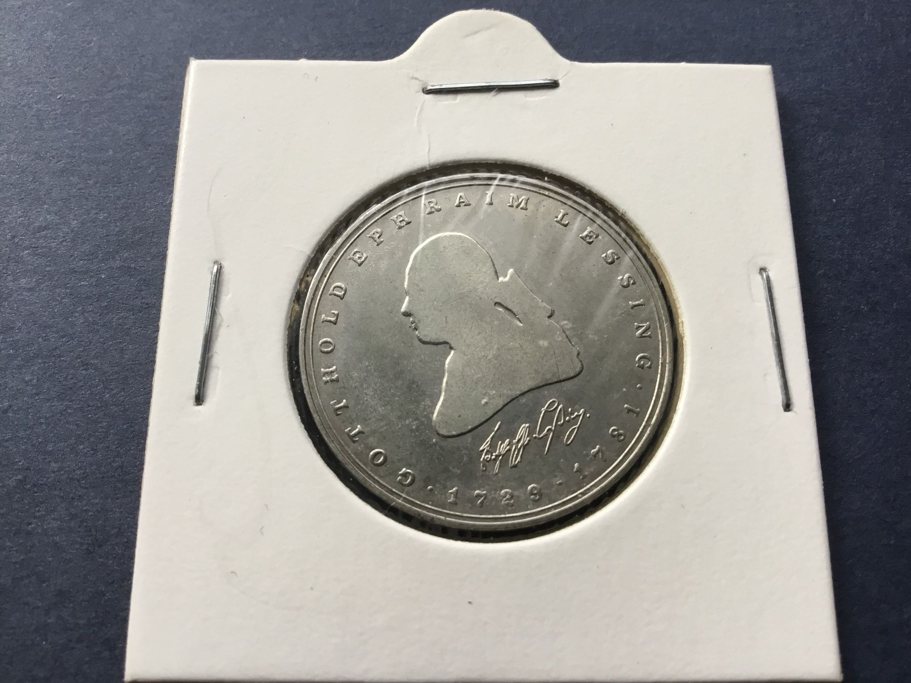Toutes les monnaies: 5 DM Lessing 1981 unzirkuliert – Neuf (Voir description) à St. Margrethen SG par alfapeugeot10