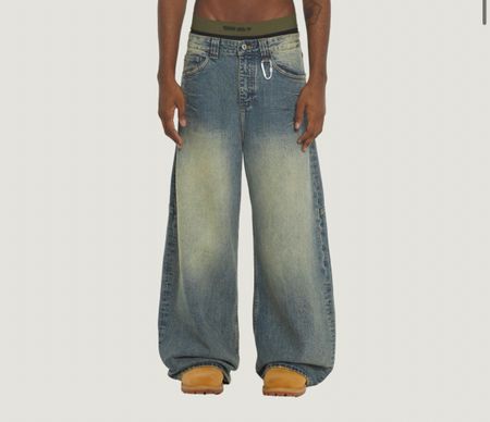 Trendt Vision - Washed Denim Yellow Blue (S)