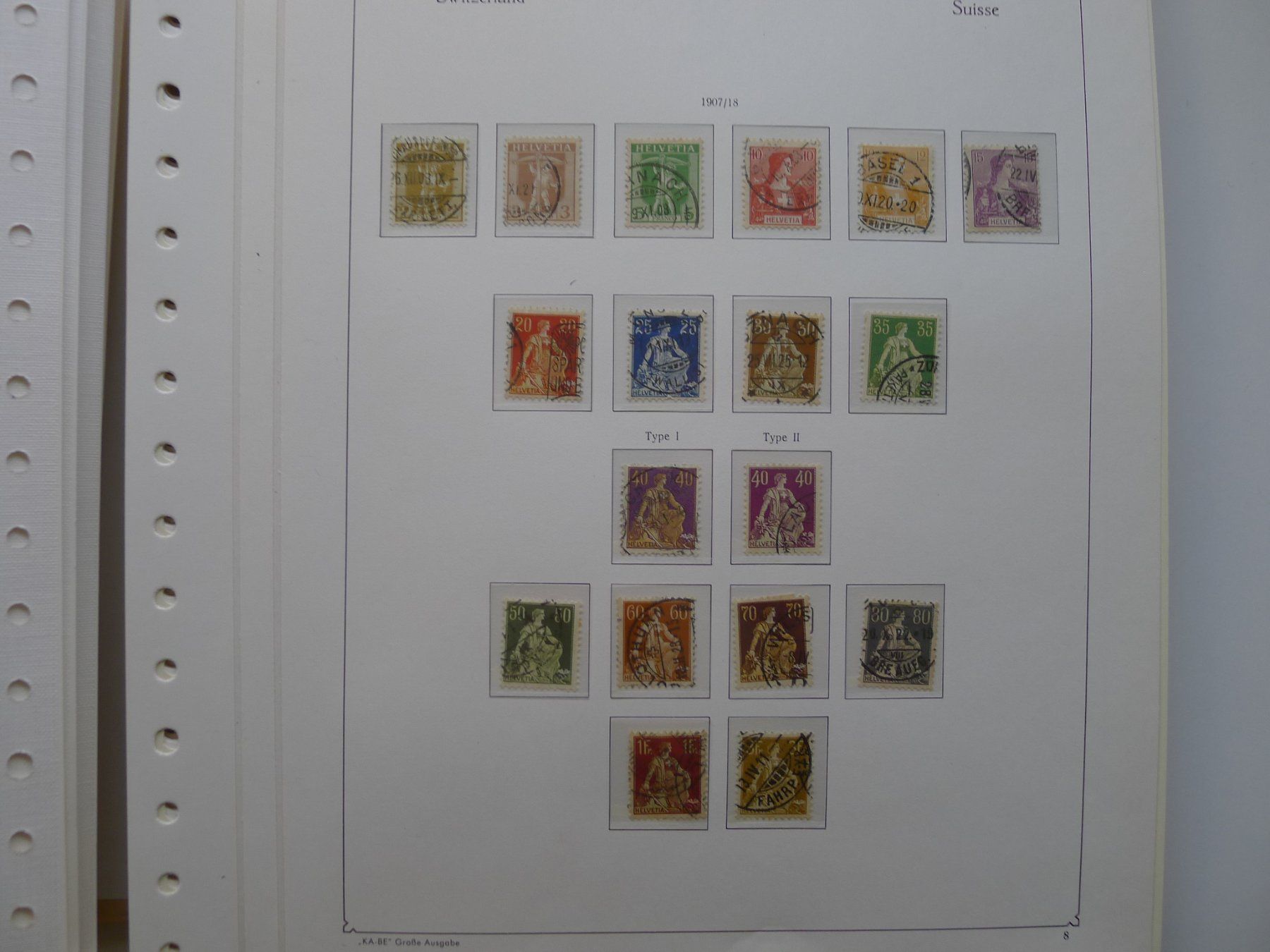 Tutti i francobolli: Album mit Briefmarken von der Schweiz – Usato da Dagmersellen venduto da q1w2e3r4 3