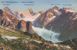 Fiesch  VS  -   FIESCHERGLETSCHER   mit Wasen- & Galmihorn