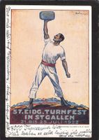 Eidg. Turnfest in St. Gallen 1922 , gel. 1922