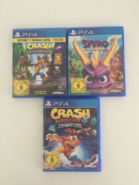 Crash/ Spyro Game Bundle PS4 Kaufen auf Ricardo