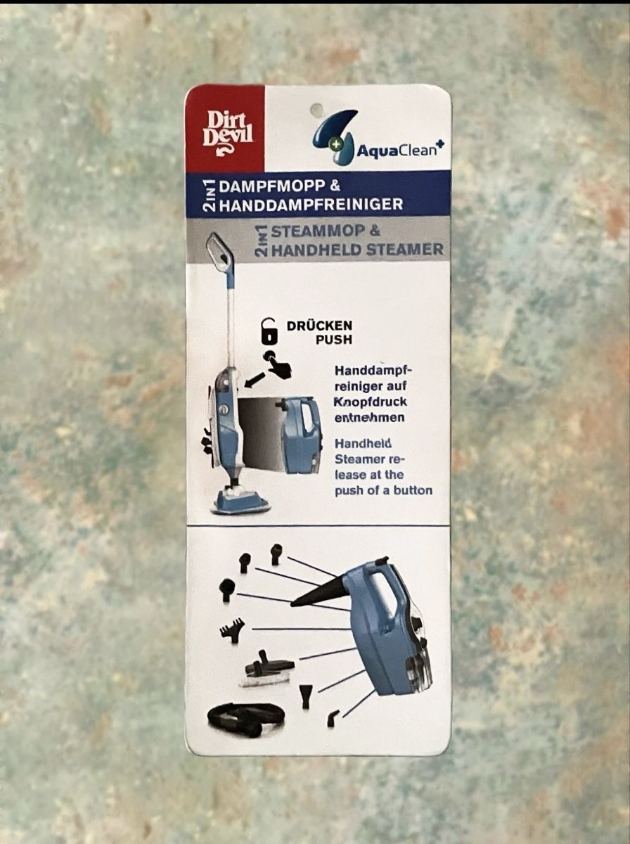 Pulitori a vapore: Dirt Devil AquaClean DD302-0 2-in-1 Dampfmopp & Handdampf – Usato da Rheinfelden venduto da Laemml 4
