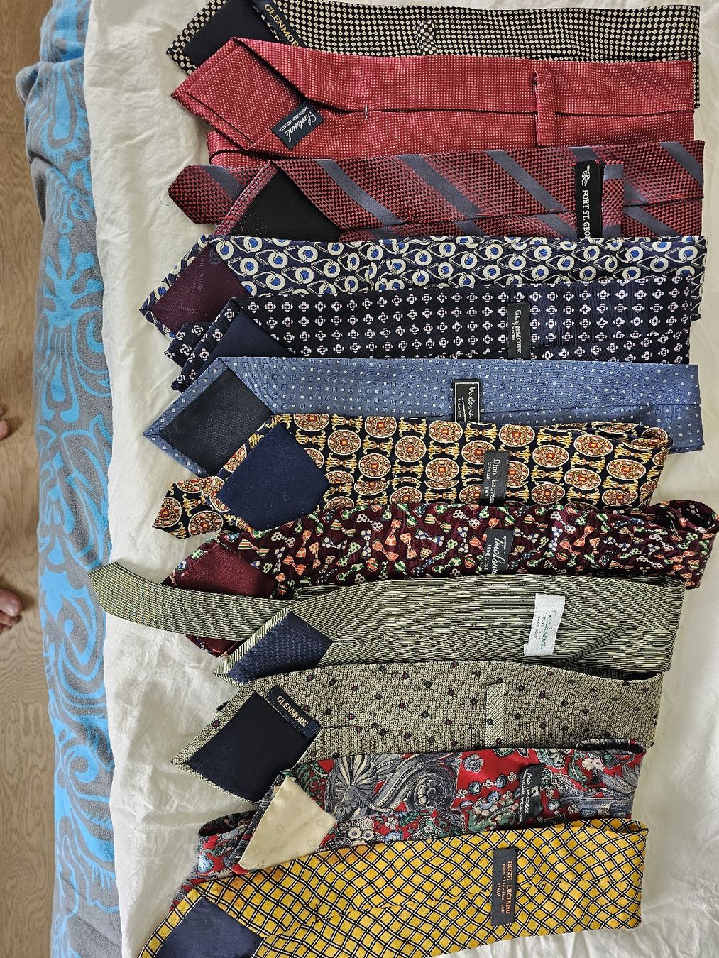 Cravatte: 12 vintage ties all silk – Usato da Immensee venduto da Gitter