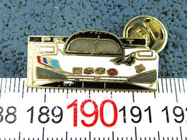 ESSO RACING-CAR LEMANS AUTO PIN ENAMEL  30mm BREIT