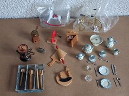 Gross Lot BODO HENNIG Miniatur f. antike Puppenhaus. Ab 1.-