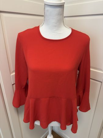 Rote Sommerbluse von Lefties, Grösse S - Top Zustand!
