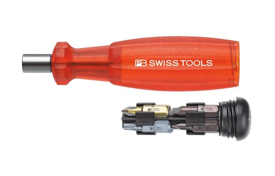 PB Swiss Tools Bit-Set 'Insider' PB 6460 - 8 Präzisions-Bits 1/4 Zoll, Magnetisch, Schweizer Qualität