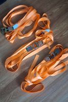 3x Spanngurte Ratschengurte 5m / 800kg (8kN) – Wie neu!