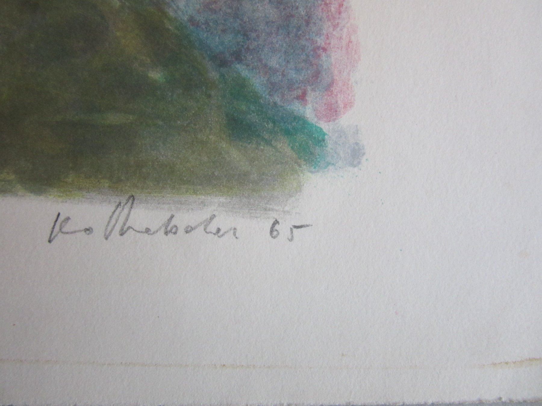 Grafica & Litografie: GEO BRETSCHER  LITHOGRAPHIE – Usato da Gersau venduto da grafik-kunst 1