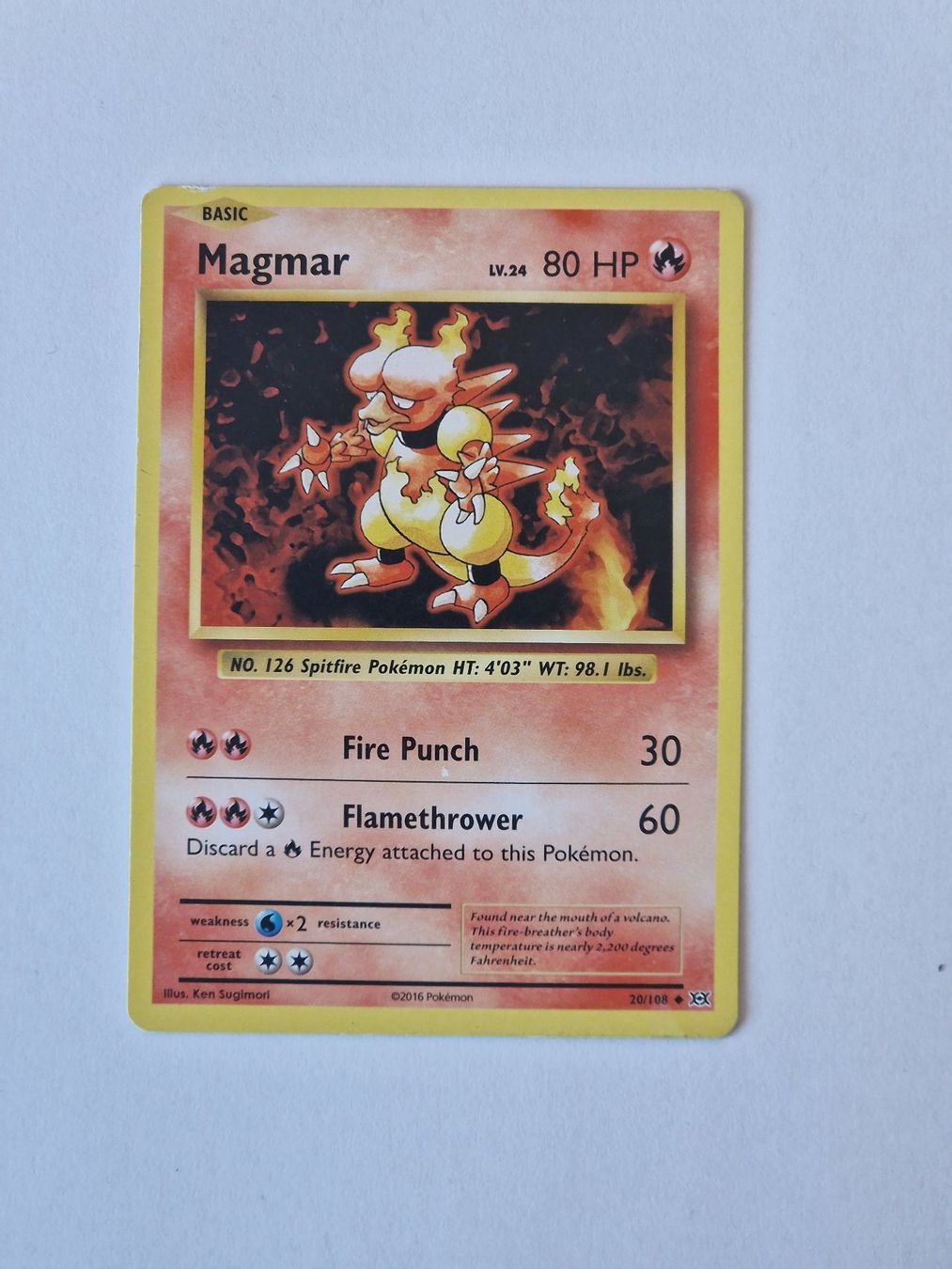 Pokémon Carte collezionabili: Pokemon - Magmar – Usato da Greifensee venduto da Janali01