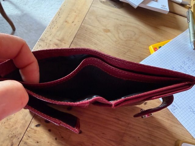 Picard Portamonete: Porte-monnaie cuir Picard – Usato da Enges venduto da cordec 2