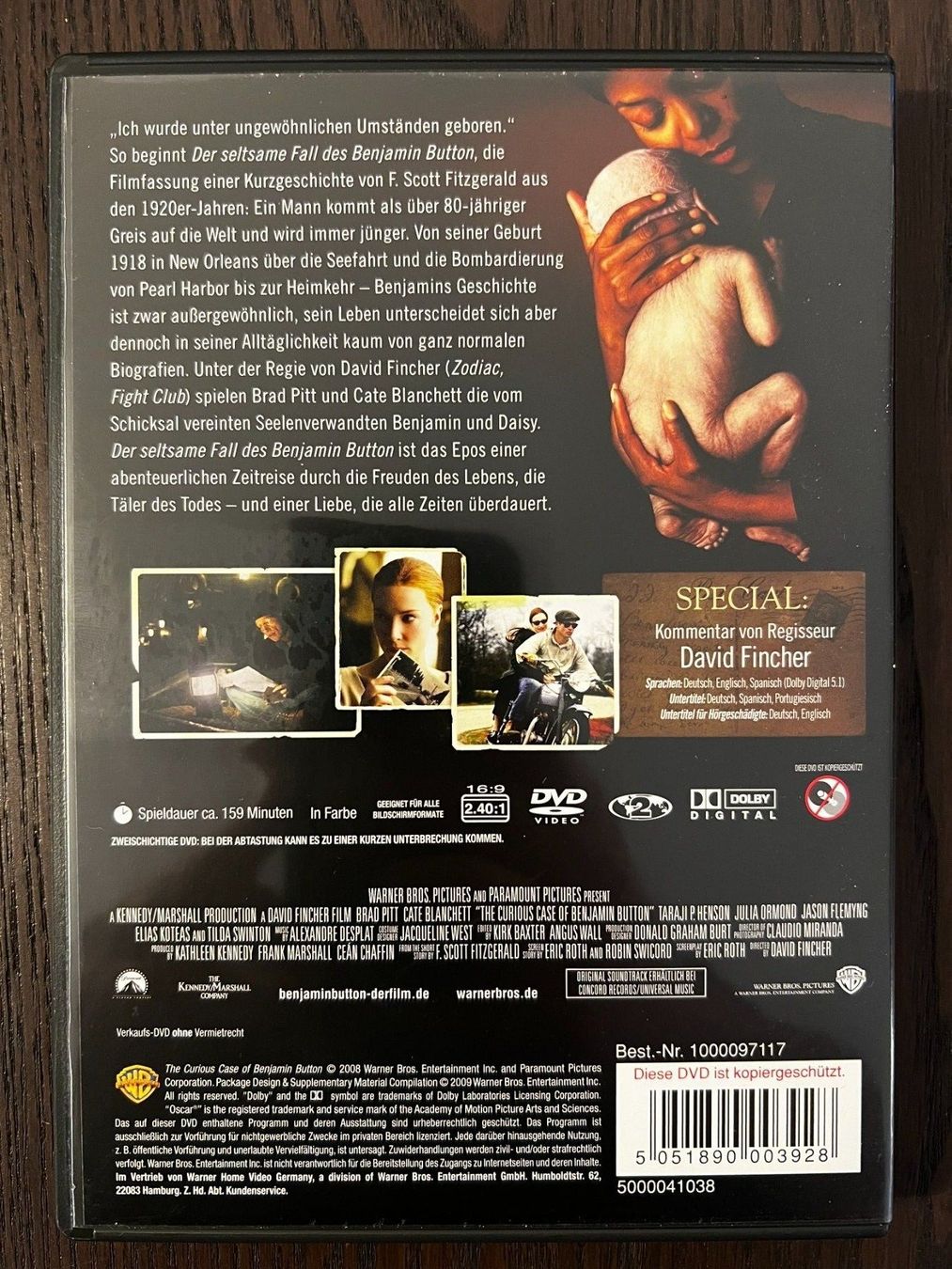 Alle DVDs: Benjamin Button – Gebraucht aus Zürich von FilmFreunde 1