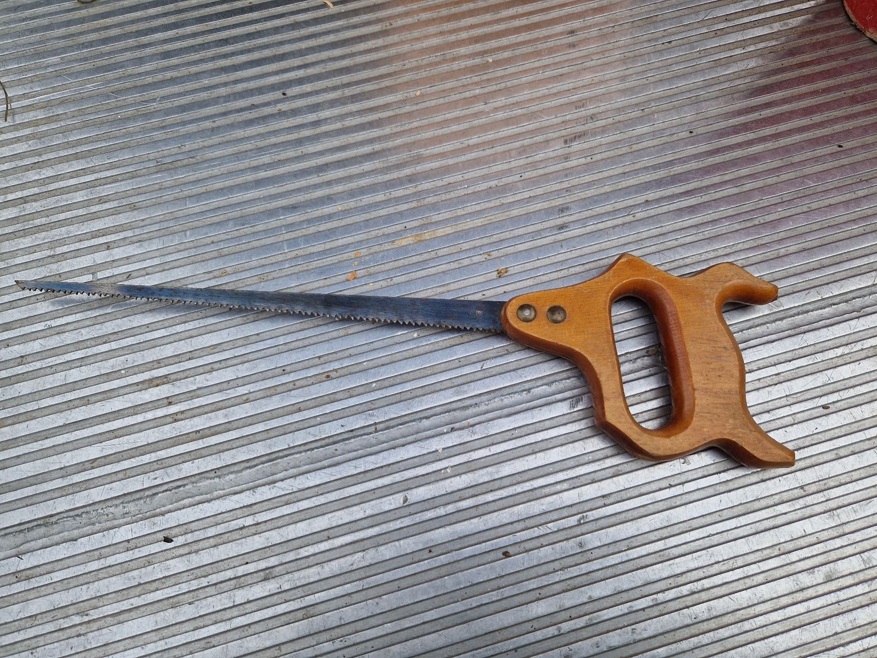 Sägen: Alte Handsäge Fuchsschwanz mit Holzgriff – Gebraucht aus Oensingen von Urs0127