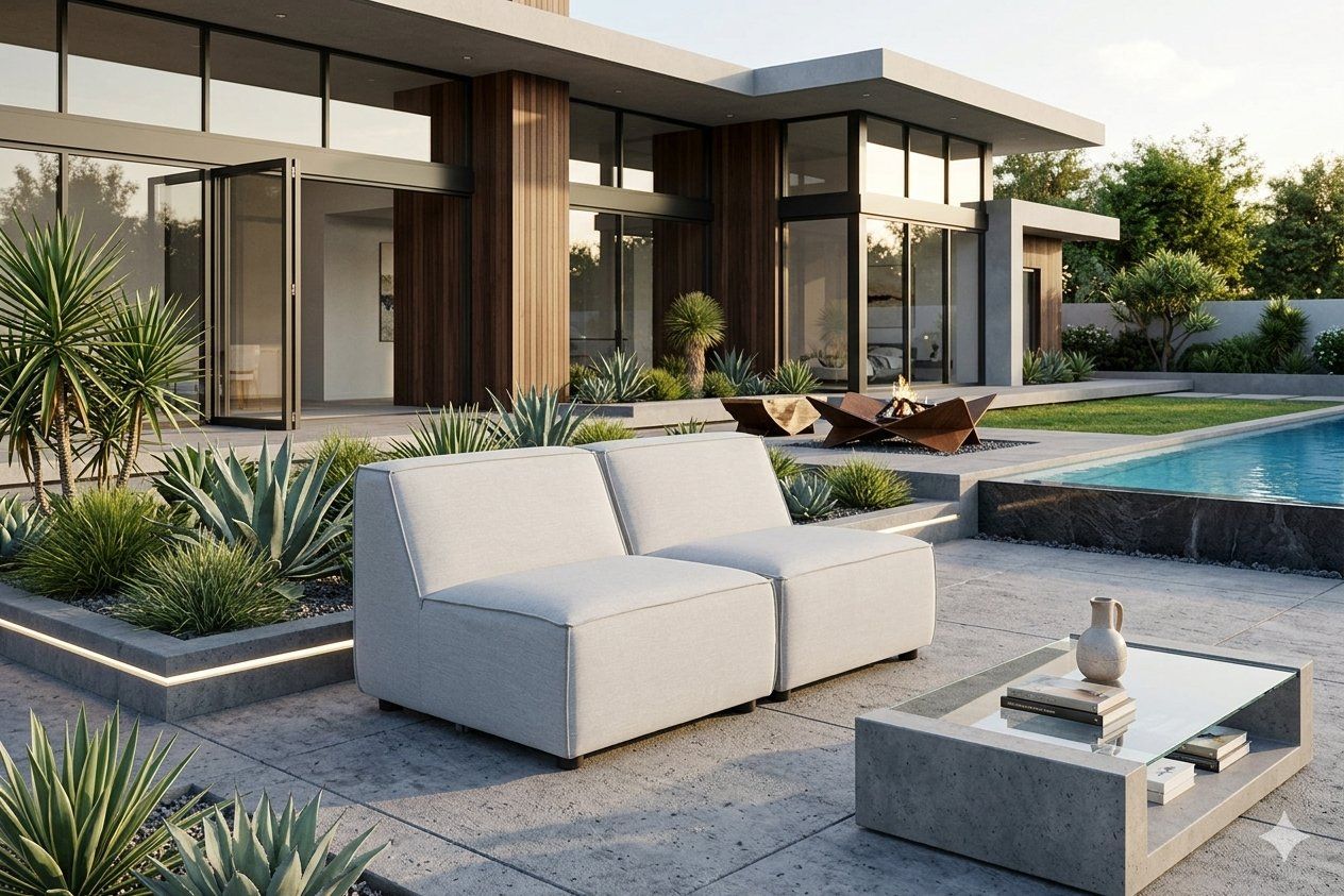 Divani: 2 Modulo Sunbrella Loungesessel hellgrau neu u originalverp – Nuovo e nell'imballaggio originale da Fehraltorf venduto da gartenlounge_ch 1