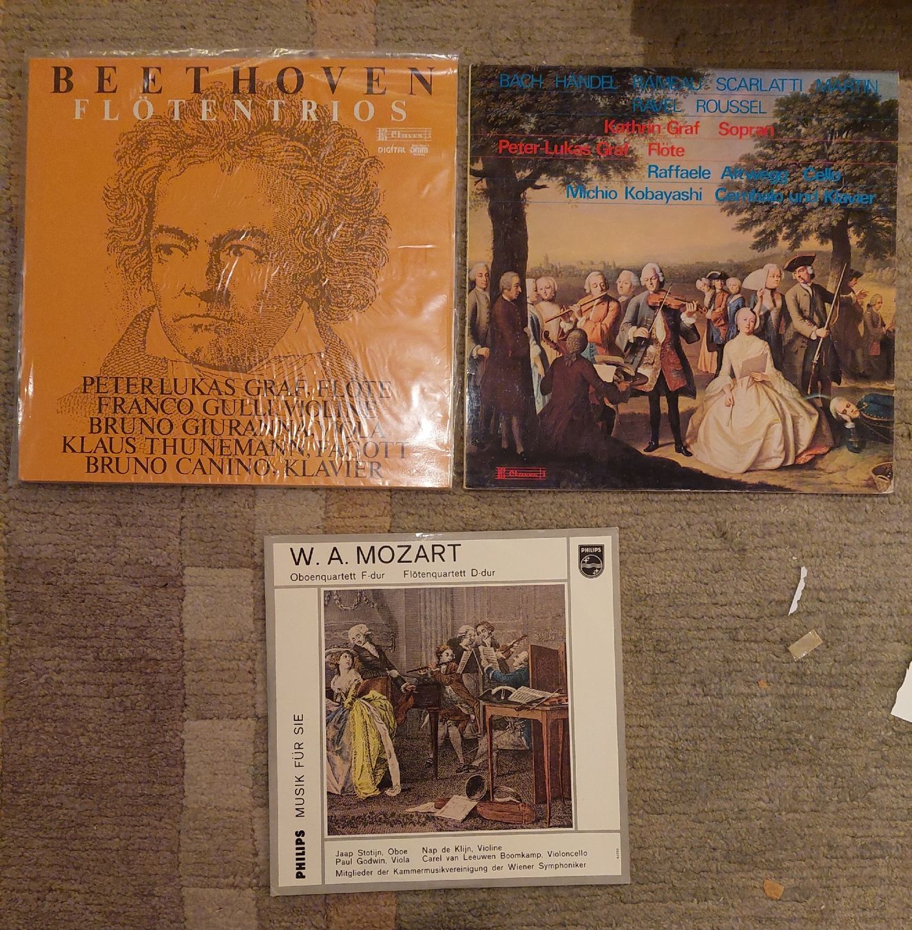 Dischi in vinile: 7 LPs mit Peter Lukas Graf, Holliger etc. – Usato da Zürich venduto da Cortin 1