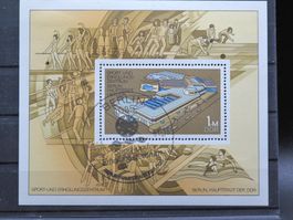 DDR 1981 Sport & Erholung  Block 64 gest