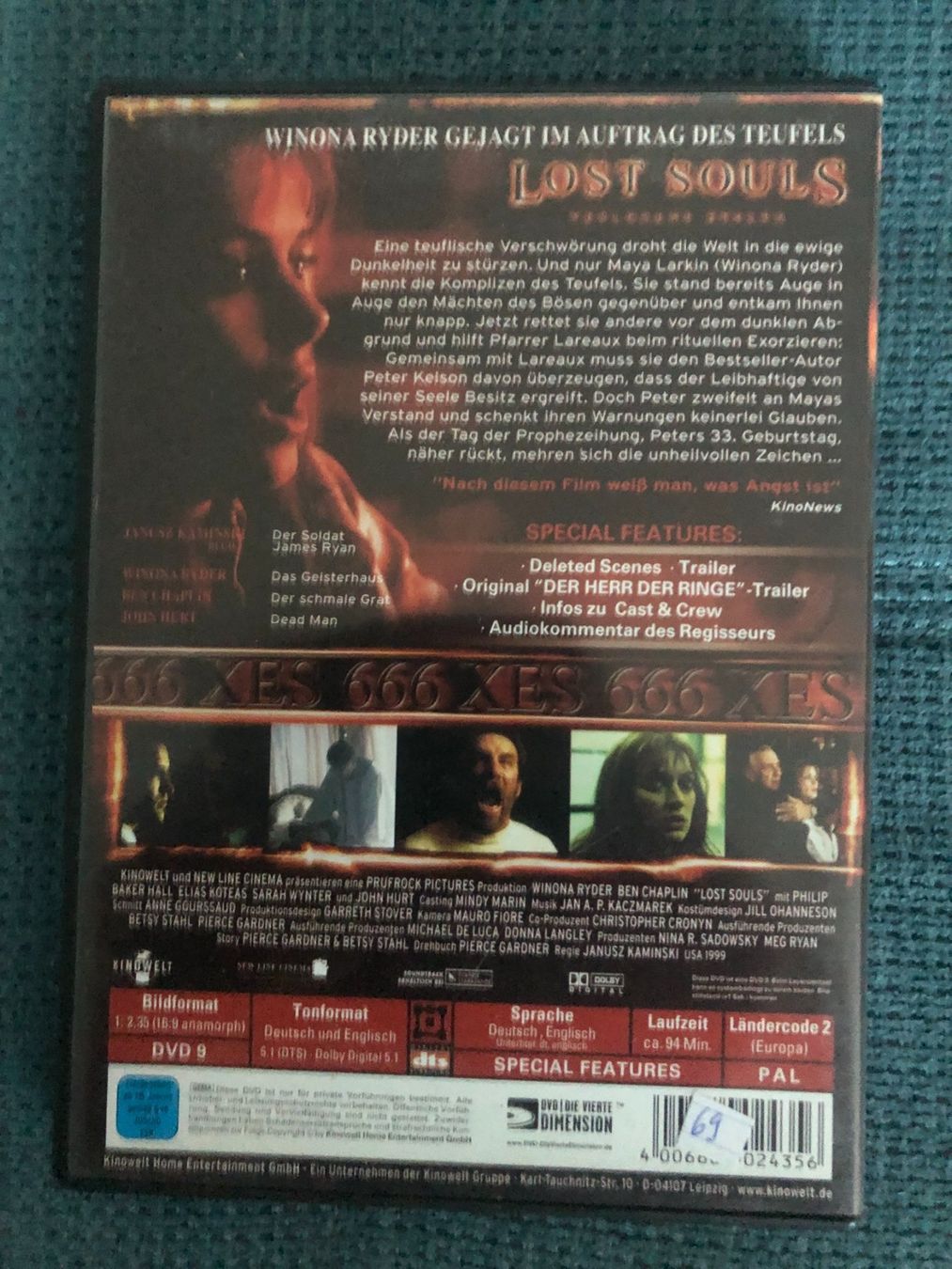 Tutti i DVDs: Lost Souls - Verlorene Seelen – Usato da Basel venduto da jannickpascal 1