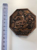 Basel ZUGSPLAKETTE Kupfer klein 1933 **