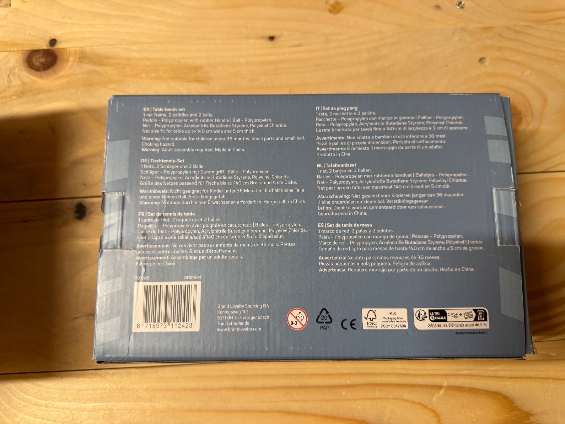 Tennis da tavolo: Table Tennis Ping Pong Tisch Set – Nuovo (secondo la descrizione) da Bern venduto da Mindz 1