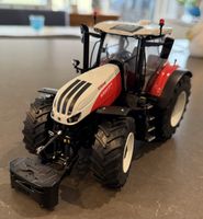 Traktormodell Steyr 6300 Terrus CVT rot weiss massstab