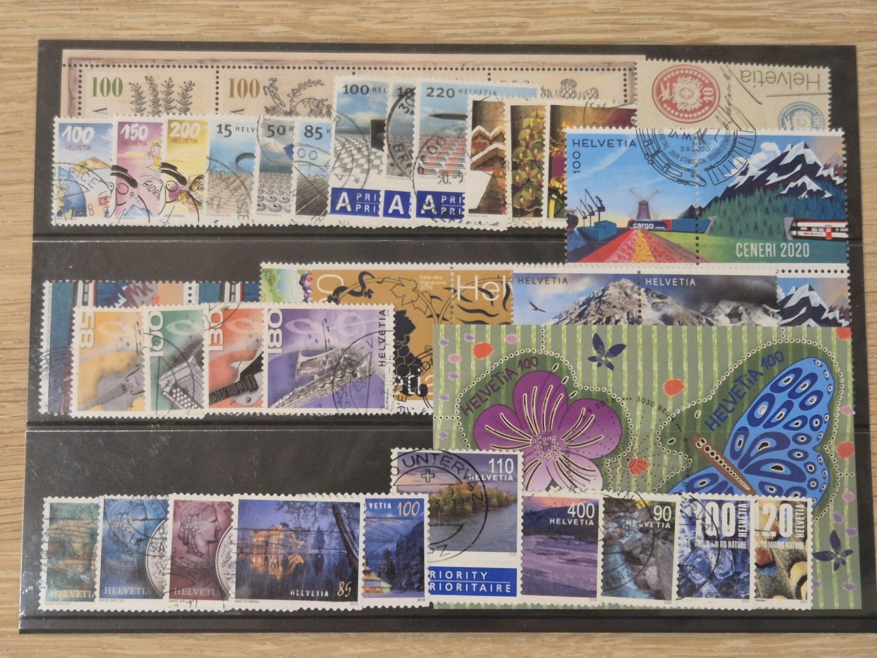 Alle Briefmarken: Timbres Suisses – Gebraucht aus Athenaz (Avusy) von phi_98p2