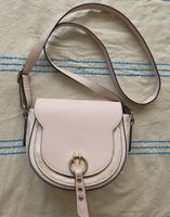 Sac bandoulière rose et doré bon état