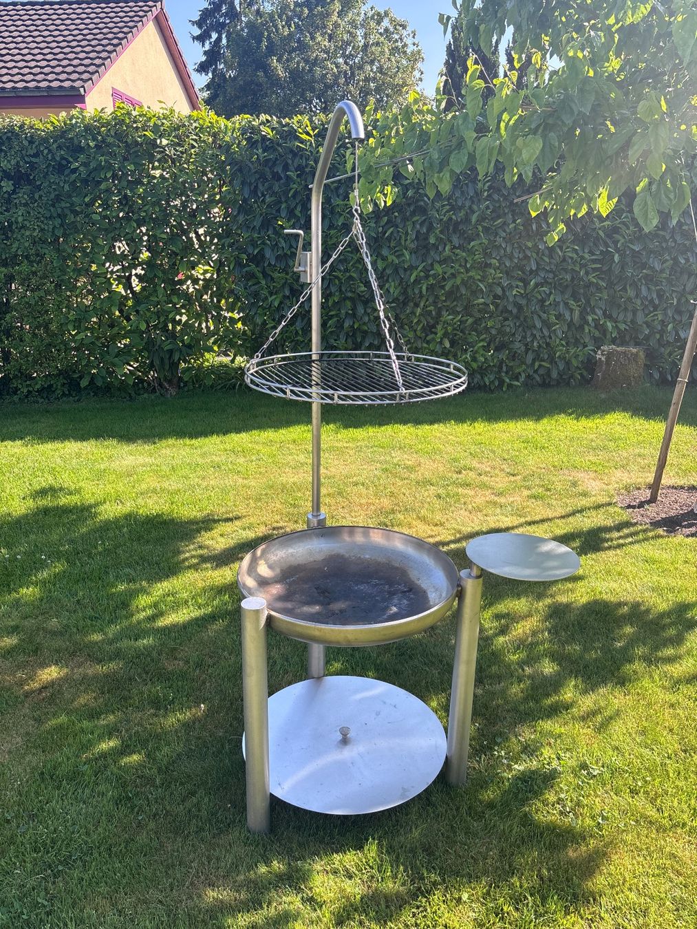 Griglie: Schwenkgrill Edelstahl rostfrei – Usato da Blauen venduto da rob_2rfj 4