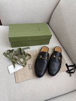 Gucci Princetown Mules Schwarz Gr. 38.5 Full Set
